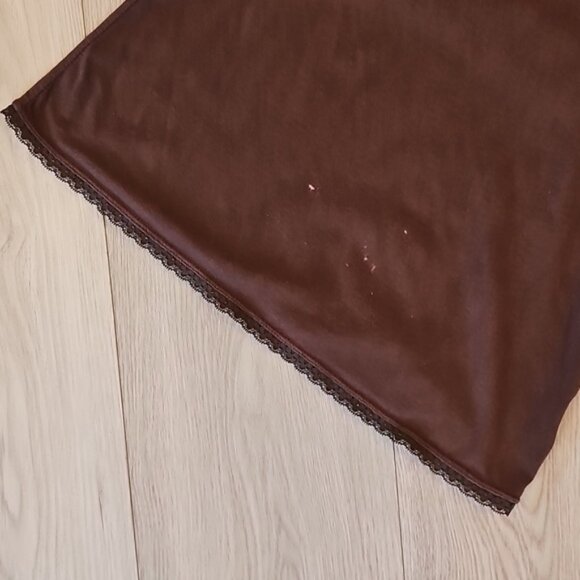 No Boundaries Y2K Baby Doll Lact Trim Spaghetti Strap Tank Top Jr - Picture 3 of 7